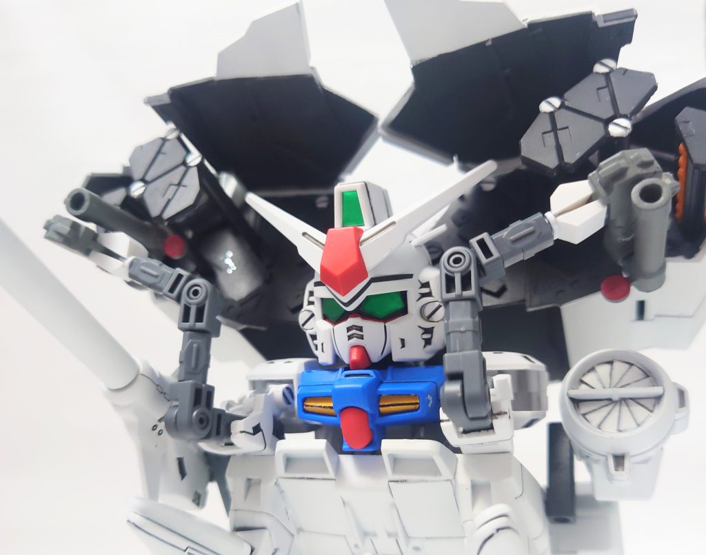 ハッチフルオープン、フォールディングサポートアームでバズーカを取り出し!