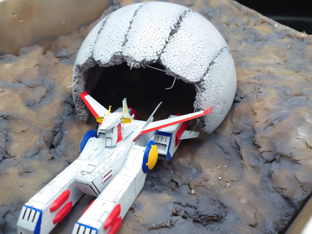 例のドーム球場も、再現しました。