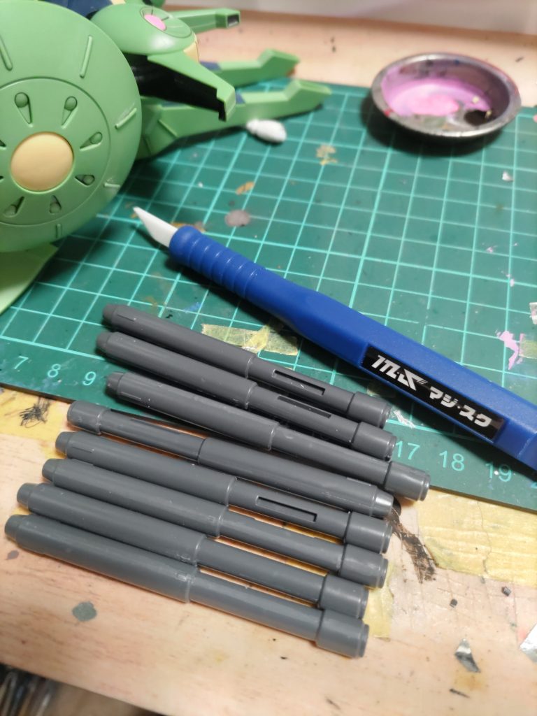 合わせ目消し大変でしたが新兵器マジ・スクが活躍してくれました。