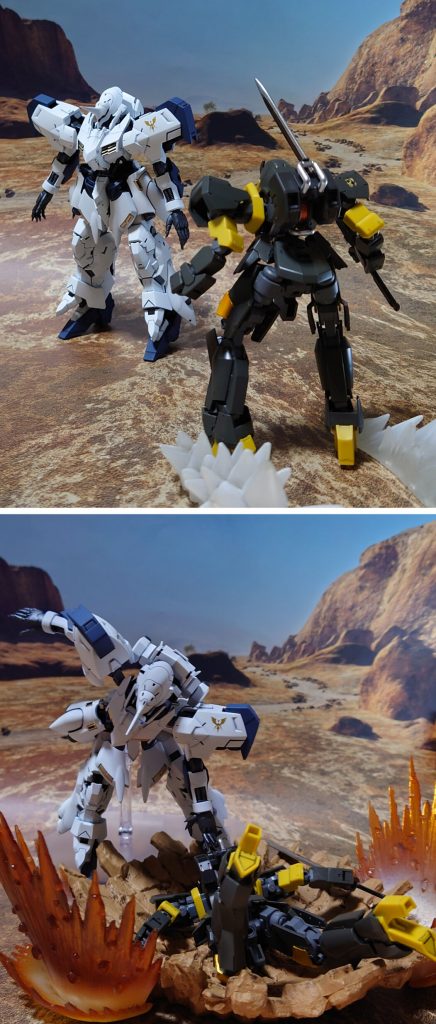 “おのれ鉄華団、伏兵とは卑怯な！この私が成敗してくれる！”しかしそれは叶わなかった。