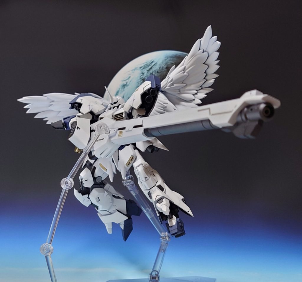 “バスターランチャー”の威力が、アリアンロッド艦隊を薙ぎ払う。