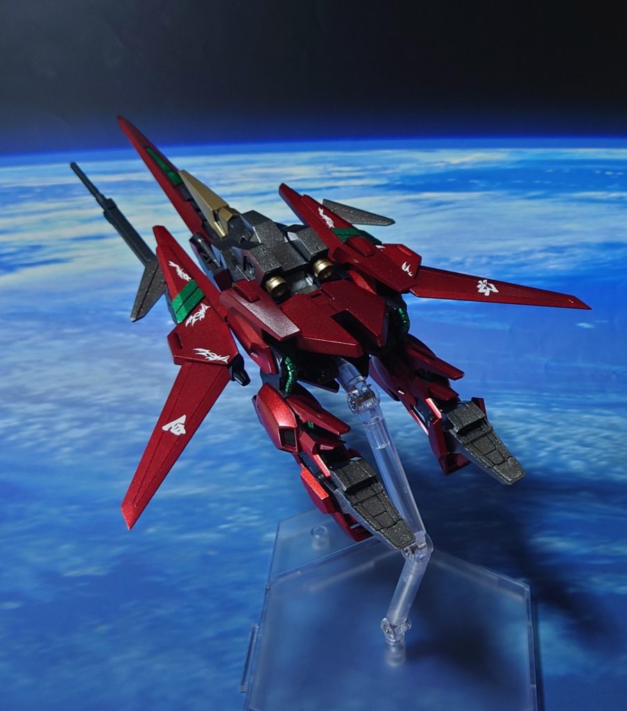 ウリの大気圏突入シークエンス。MS単機で大気圏突入する必要があるか?求められてるのは“必要のあるなし”じゃない、“出来ることのアピール”だ。