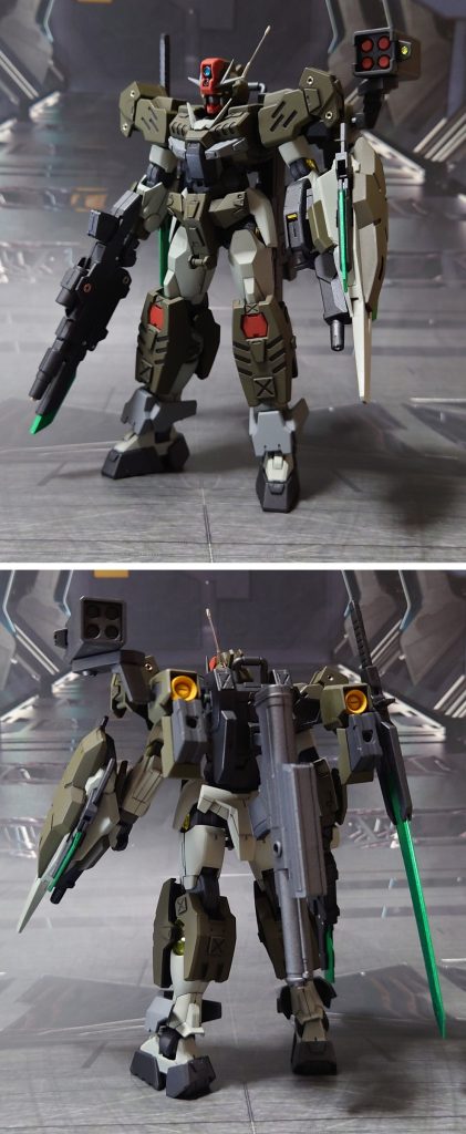 ブースターのみの追加装備、通称“ミニバーゼ”装備での前後ろ。