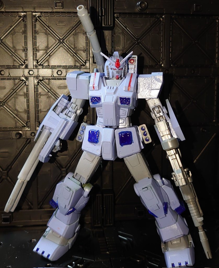 今までいっぱいFA78-1を作成してきたので今回は過去作で塗ったことのない紫系をメインカラーで  