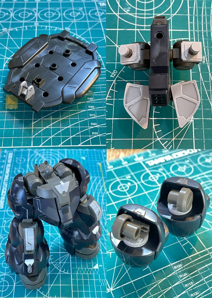 制作過程です(上半身を撮っておくのを忘れてました)。