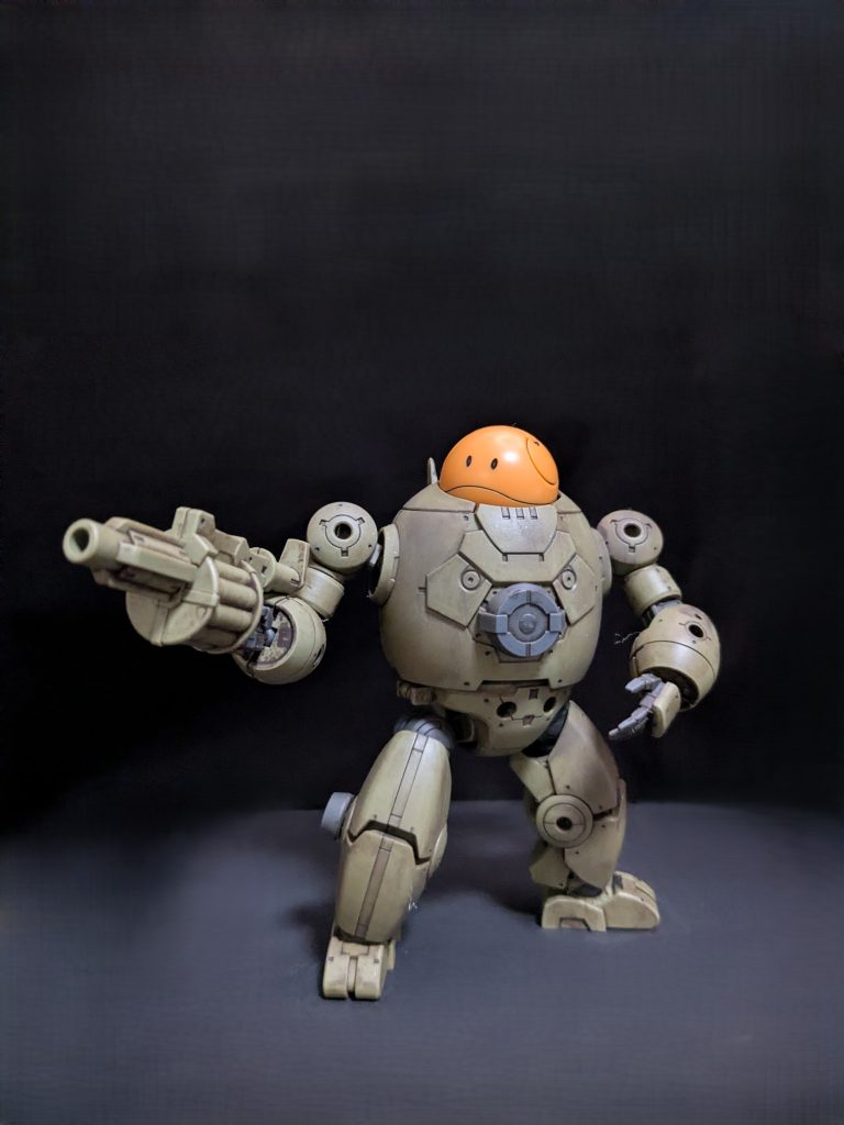 娘に「ハロちゃんは汚しちゃダメ!」と言われたため顔はきれいなままです