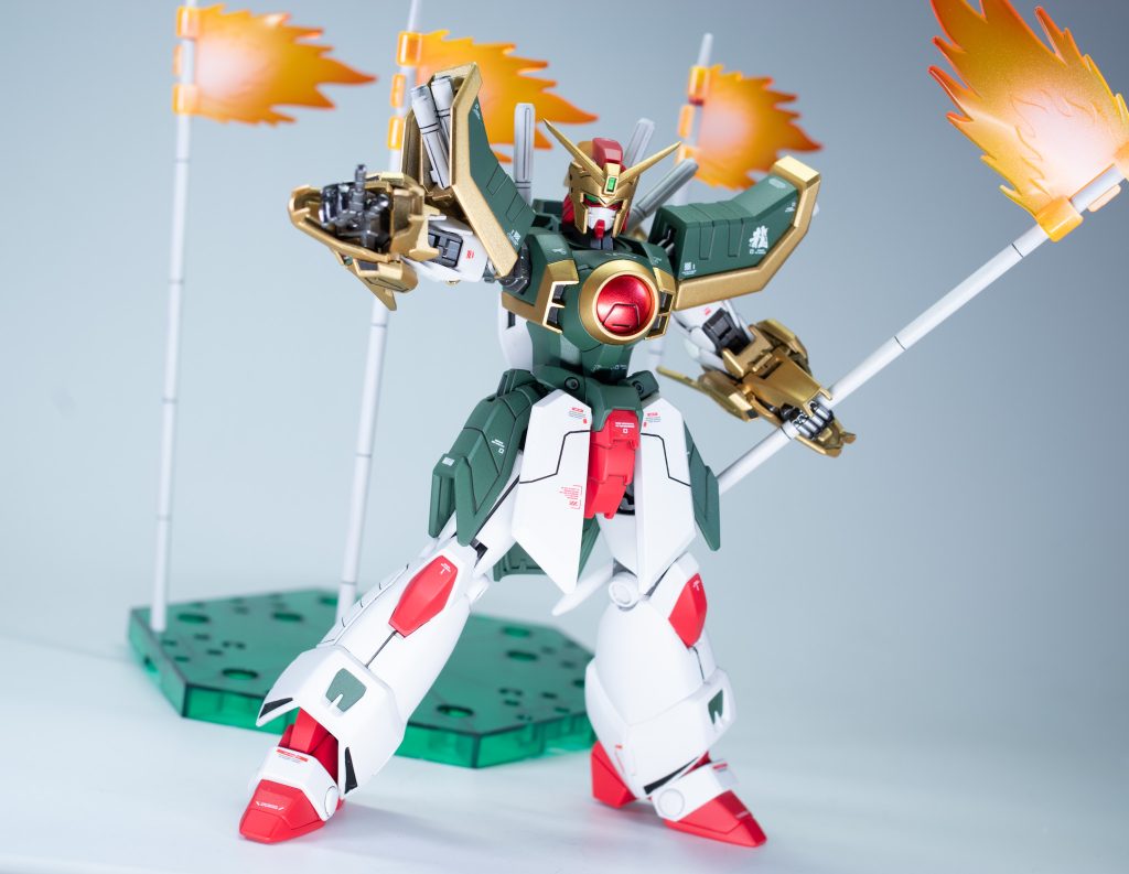 フェイロンフラッグは白でグラデして、クリアレッドでエッジ周辺を塗りました雰囲気はでたかな!