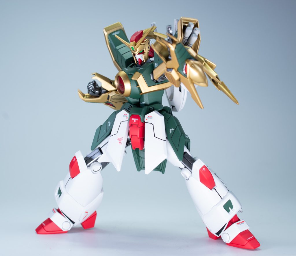 各部干渉するので可動は思ったより控えめでした