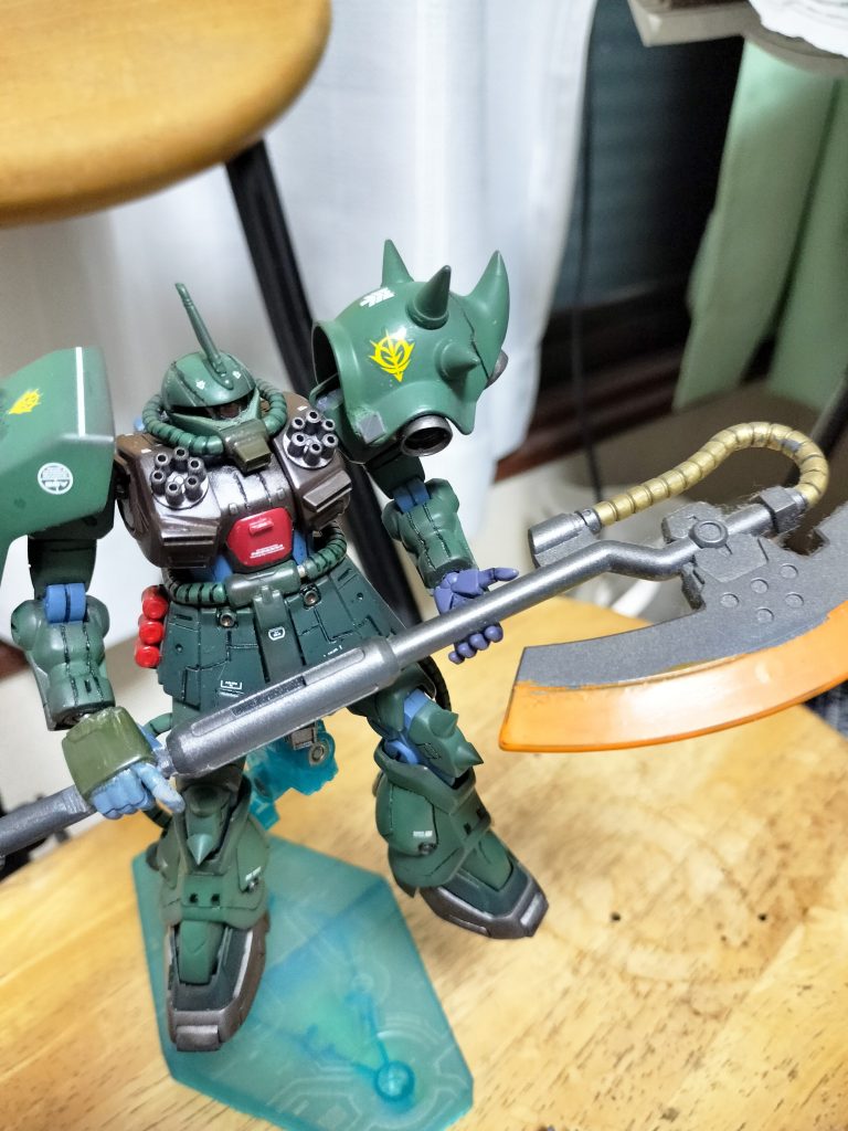 メガザクから拝借のメガヒートホーク 戦艦に投げつけてもよし