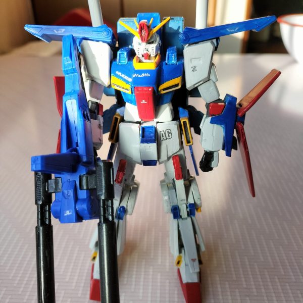 HGUCZZガンダム、デカール貼りました(⁠•⁠‿⁠•⁠)