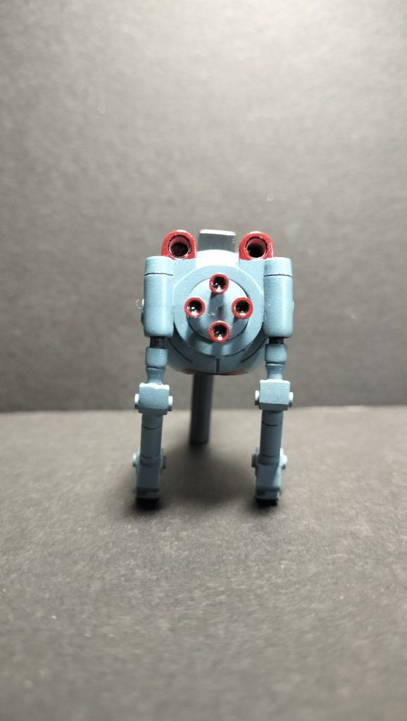 合わせ目消しのために4つのバーニアと接続部は作り直しました