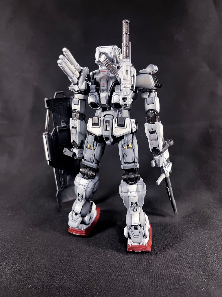 既存モールド掘り直し＋黒立ち上げ&メカサフ立ち上げ行ったらスミ入れ無しの方が自然だなーとなり今回はほぼスミ入れしてません。