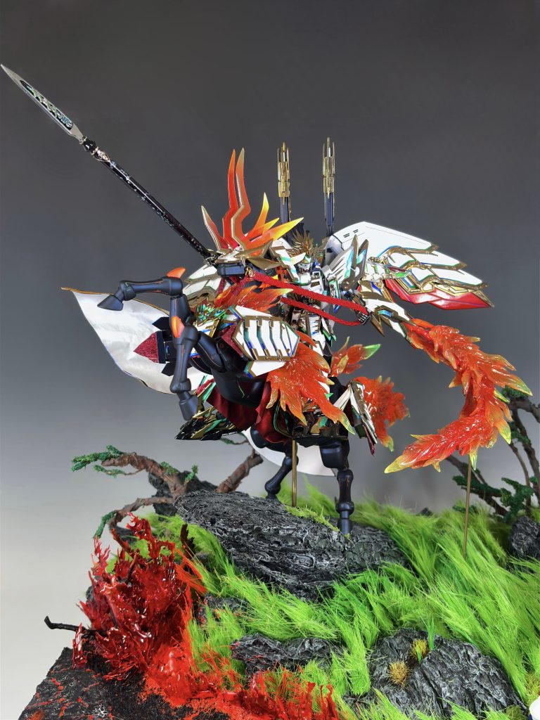 RG信長ガンダムエピオン天下無双大将軍(再掲➕ジオラマ)–4枚目/制作者：きこりの切り株派