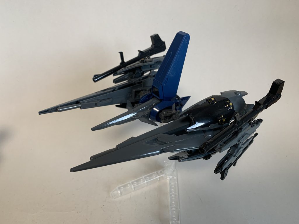 フライルーユニットの状態でもフルアームドになる事ができます。