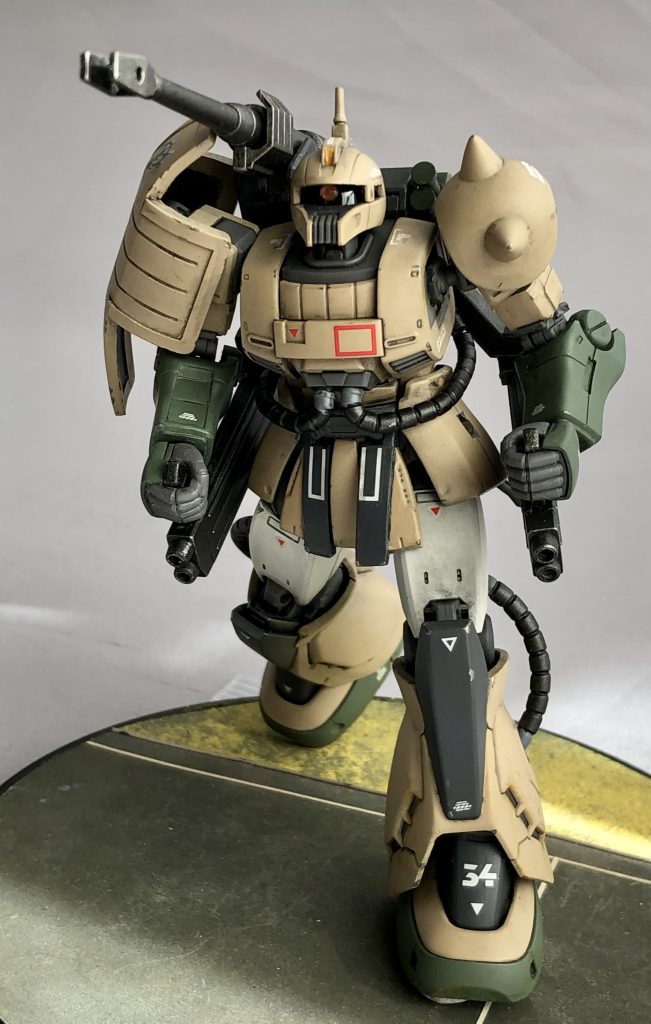 ボックスアート再現ショット(旧キット1/100編)。「今行く!持ちこたえろ!」的シーンです。