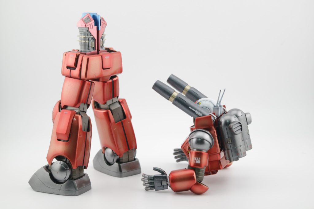 コアブロックの合わせ目は、どうせ見えなくなると思って、処理を完全にサボってますが、改めて見ると合わせ目消しするべきでしたね