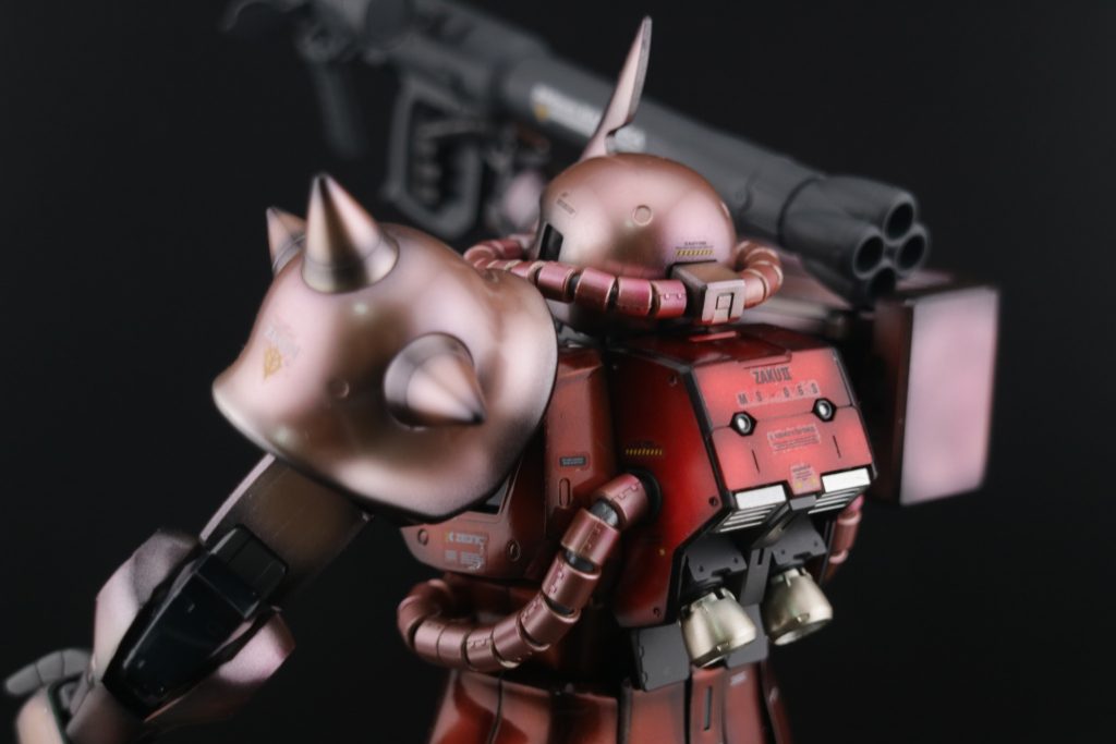 塗装とデカールのみですが、このキットの背面ディテール感が気に入ってます