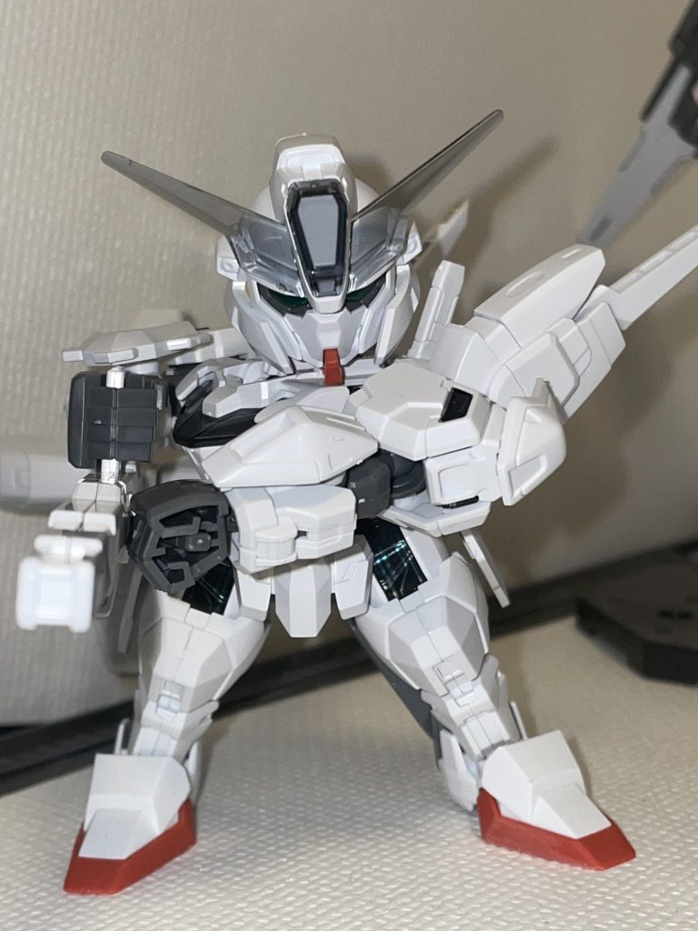 一応こちらのCSキャリバーンは初投稿。素組み未塗装、範囲は少ないものの合わせ目もそのままとやっつけ感ある作品で申し訳ないです（ ;  ; ）こちらは後日しっかり作成します。