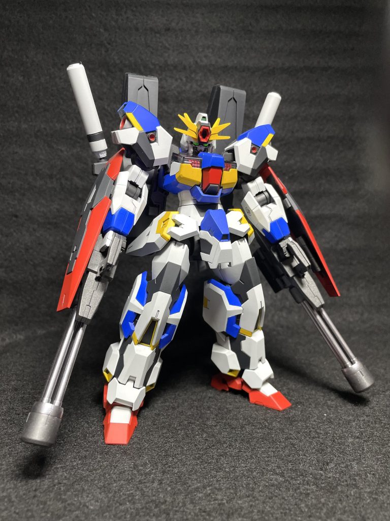過去作となりますが、ルブリスウルをベースにZZの要素を足してビルドしたガンプラ