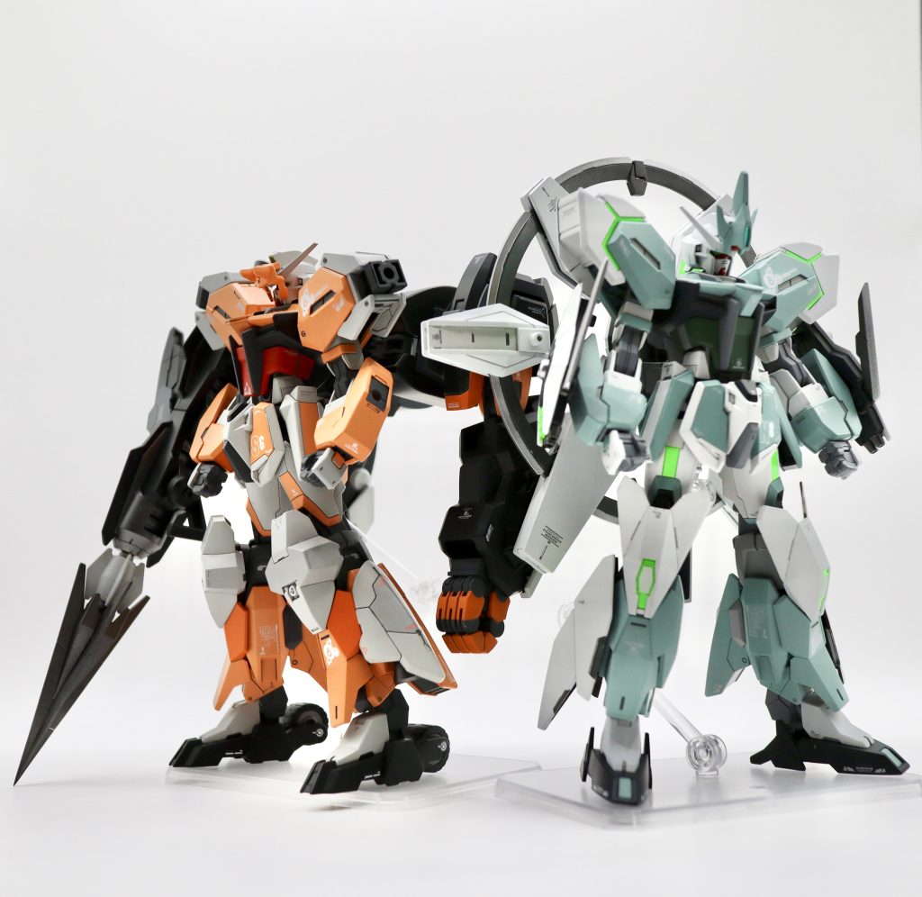 前作のネプチューンストライクと。後期プラネッツシステムはシルエットがマッシブでカッコいいんすよね。 １→8→6と作りましたので…次はどれにしようか…。乞うご期待！