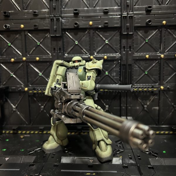 HGUCザクII ジャイアントガトリング