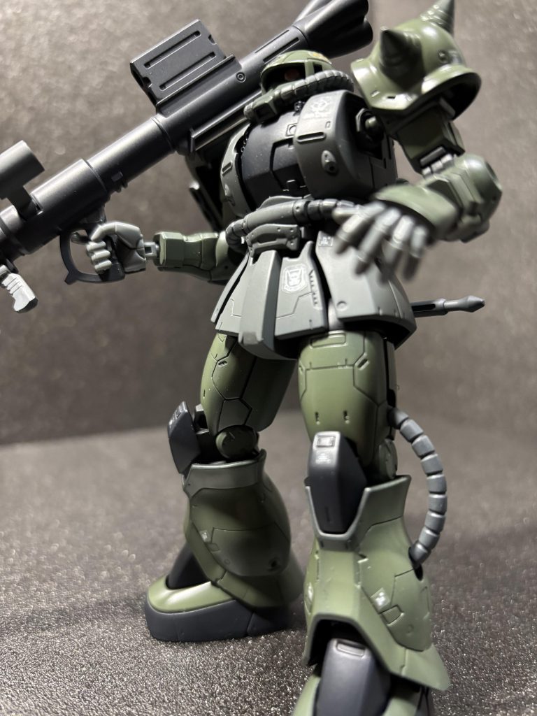 HG オリジン版ザク 全塗装–5枚目/制作者:mesoEVO10
