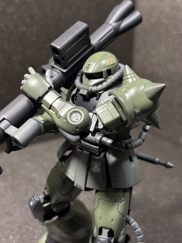 HG オリジン版ザク 全塗装–6枚目/制作者:mesoEVO10