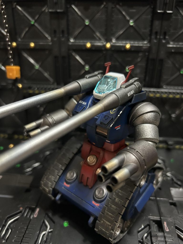 HGガンタンク　ウェザリング塗装–2枚目/制作者：@ich_taka