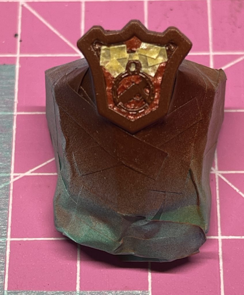 この後にゴールドを塗って完了。