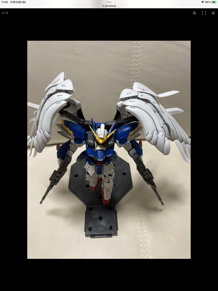 ウイングガンダムZERO EW–3枚目/制作者：hiroaki9004