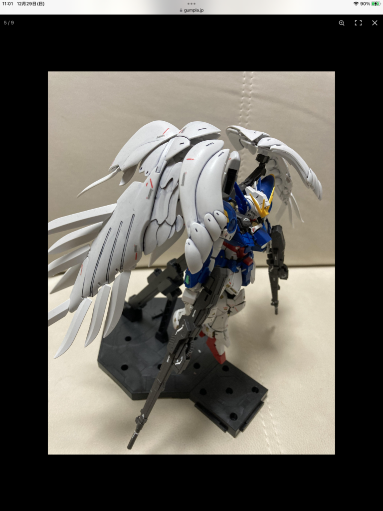 ウイングガンダムZERO EW–5枚目/制作者：hiroaki9004