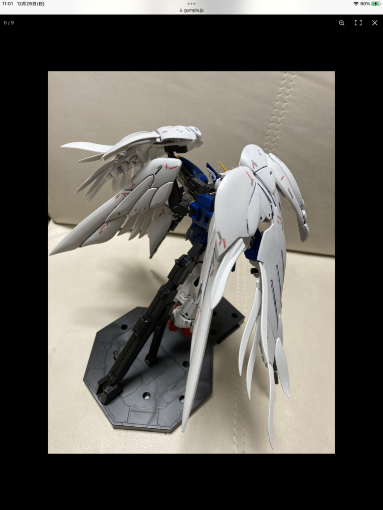 ウイングガンダムZERO EW–4枚目/制作者：hiroaki9004