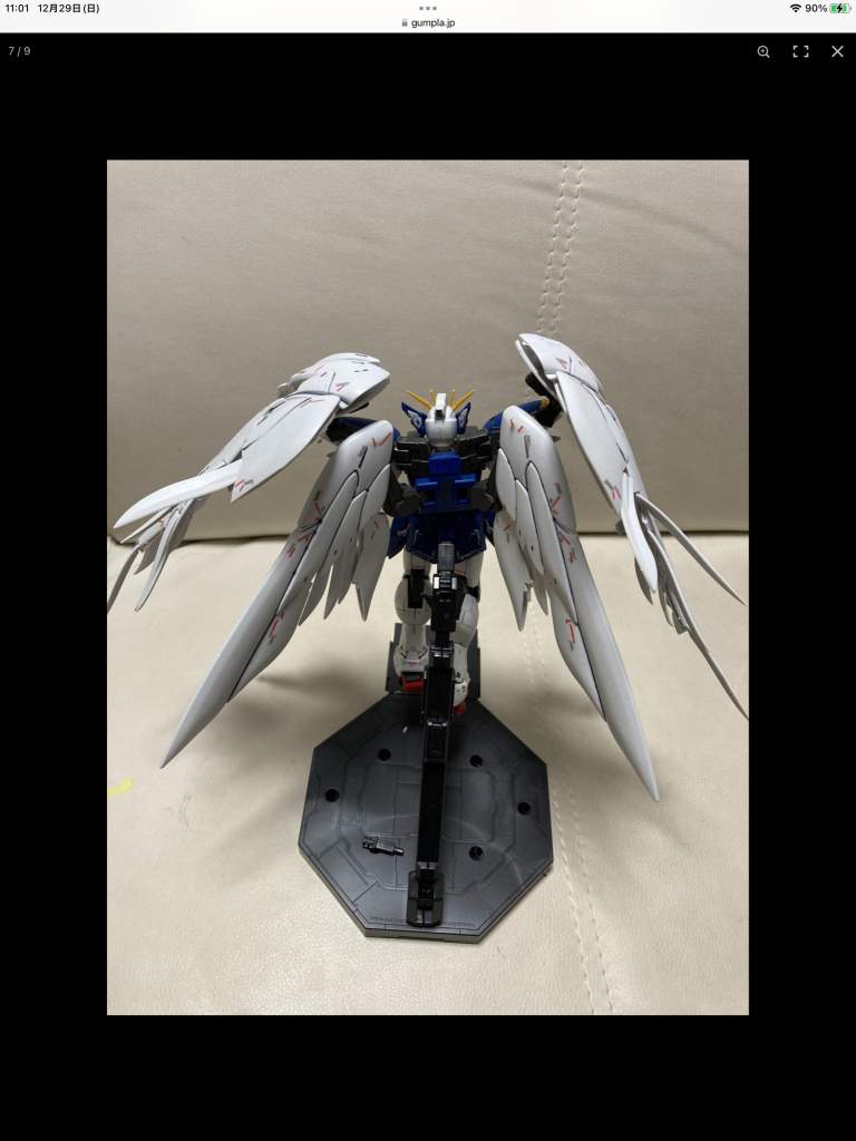 ウイングガンダムZERO EW–3枚目/制作者：hiroaki9004