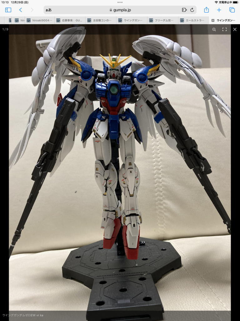 ウイングガンダムZERO EW–2枚目/制作者：hiroaki9004