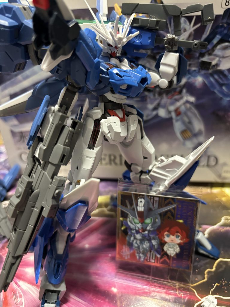 脚にシールド付けました