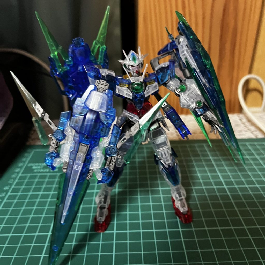 ダブルオークアンタフルセイバーセット｜アッキーさんのガンプラ