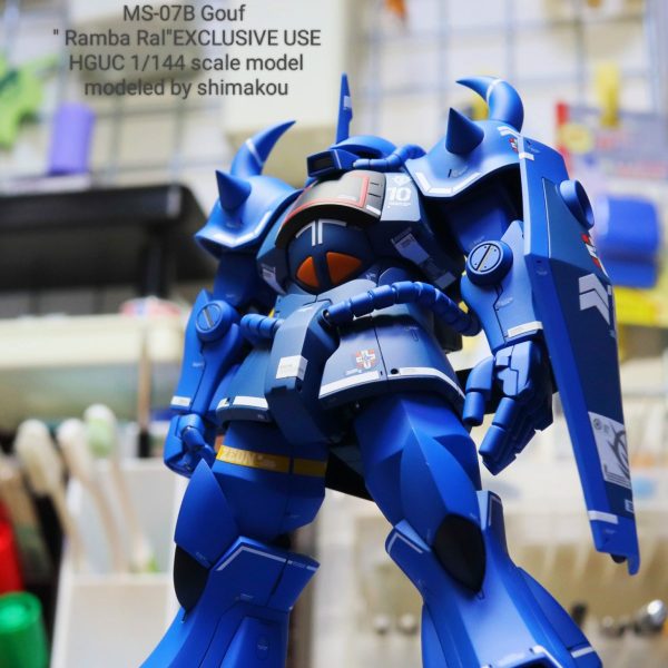 ジオラマ》THE ORIGIN「ランバ・ラル特攻！」｜RaMuShizuさんのガンプラ作品｜GUNSTA（ガンスタ）