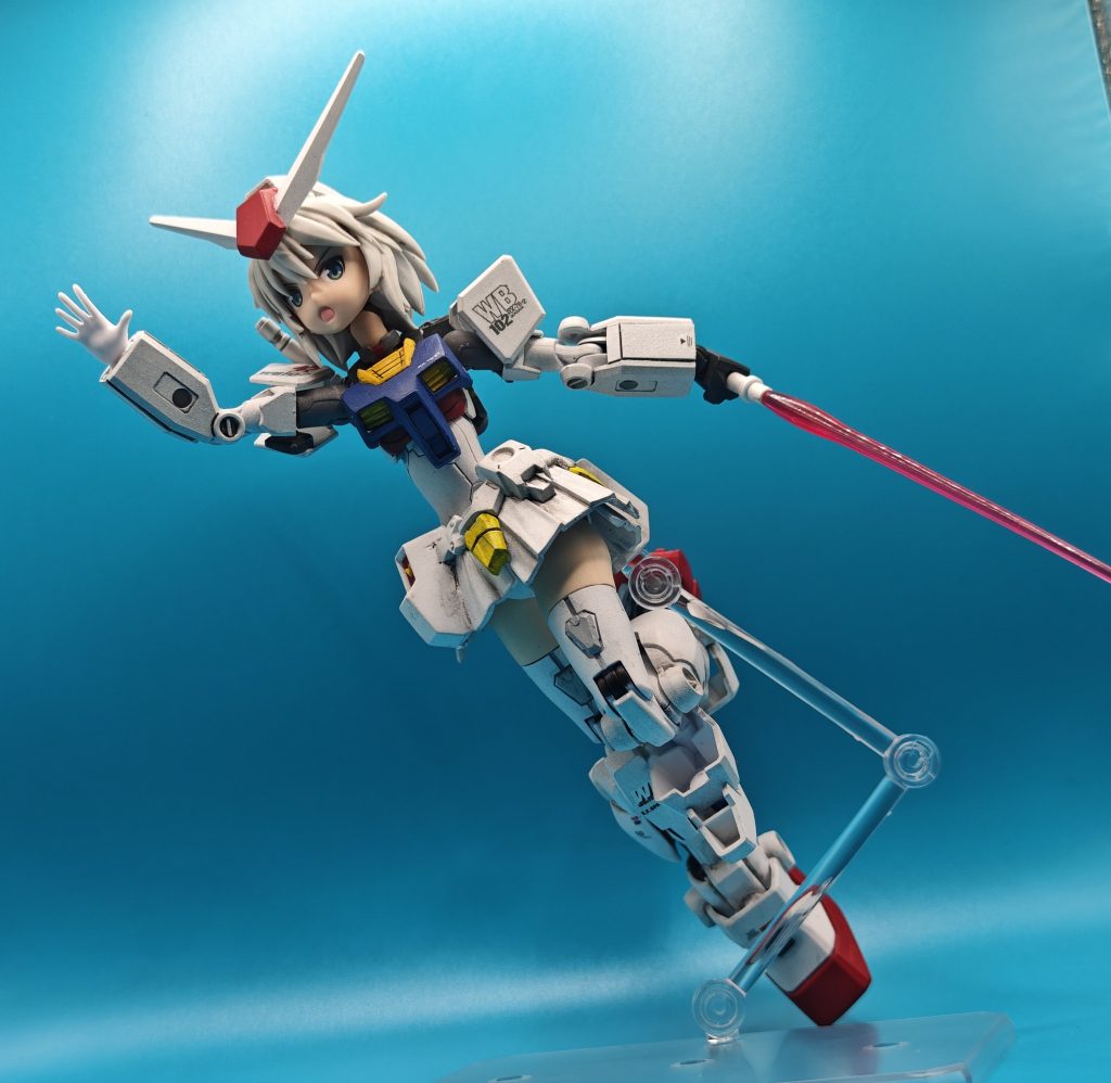 ガンダムリシェッタ、大地を駆けるの図。
