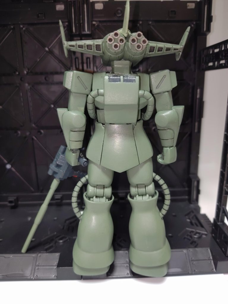 後面ランドセルと下碗をMSV機雷散布型ザクより