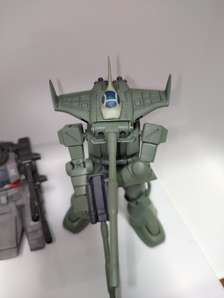 トップアップ一応レジンにてクリア化、パイロットも座らせてますけど見えないです