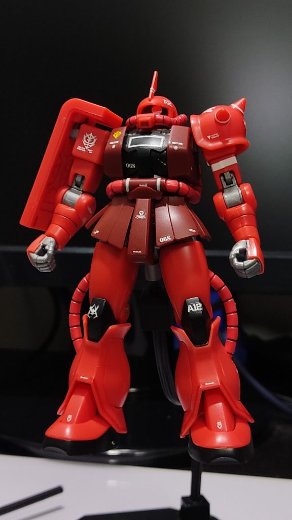 素組みの状態です。こうやってみると全然イメージが変わっている！