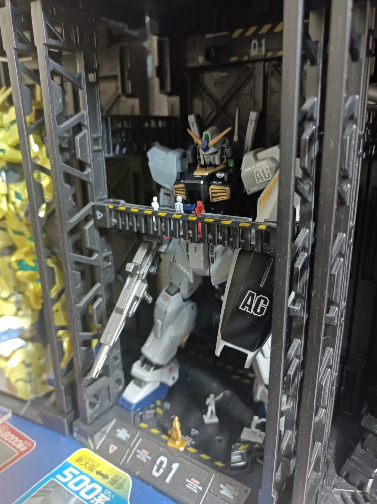 いつもはこんな感じで百均の格納庫にて