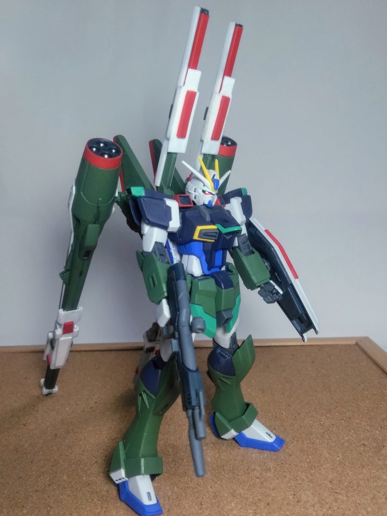 コンナ風に成りました 😋「インパルス本体をSPEC Ⅱ 風」に塗装してあるので、サシズめ『ブラストシルエット SPEC Ⅱ』ってェ、トコロですかね 😁🎶🎶