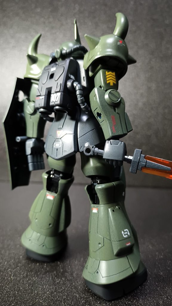 バックパックの情報量追加、スカート、脹脛部分のスジボリ等手を加えた所はそこまで多くないですが割と満足な仕上がりになったかなと思います。(塗装はまだまだですが(;´д`)