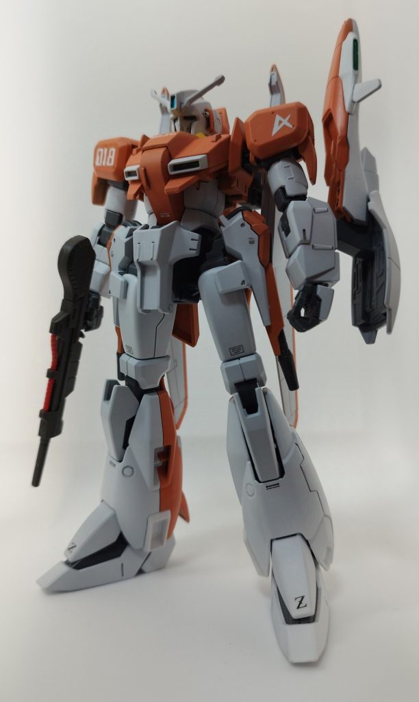 MGのゼータプラスに寄せてるつもりです。スラスター内もわざと塗ってません