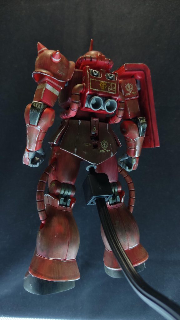 バックショット。今回は部分塗装もしていません。