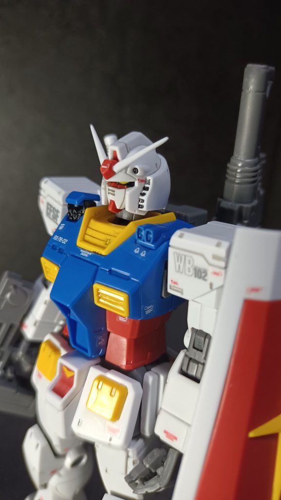 HGUC RX-78-2 前期仕様 (ORIGIN版ガンダム）ヤスリ掛け仕上げ