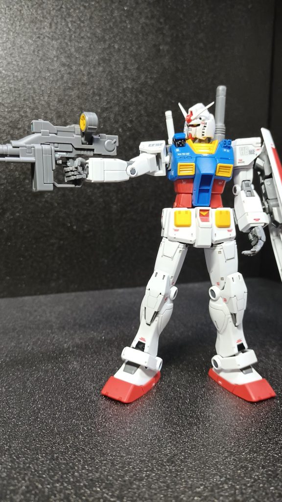 HGUC RX-78-2 前期仕様 (ORIGIN版ガンダム)ヤスリ掛け仕上げ–3枚目/制作者:mesoEVO10