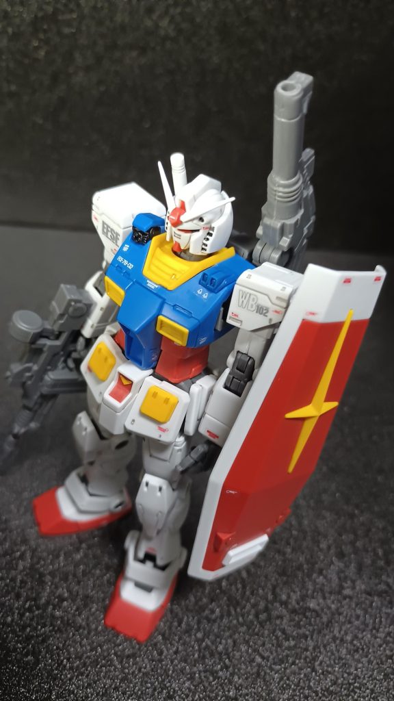HGUC RX-78-2 前期仕様 (ORIGIN版ガンダム)ヤスリ掛け仕上げ–9枚目/制作者:mesoEVO10
