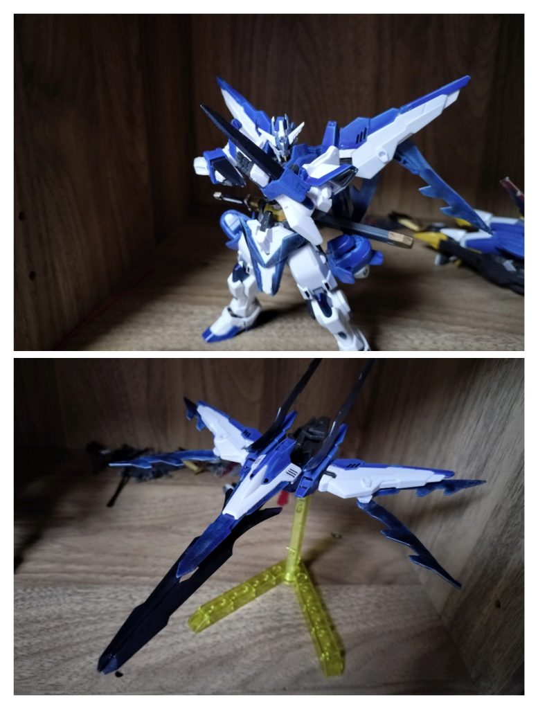 武装解説③・ビームソード腕部ガントレット内の近接武器。カテドラルガンダムのものと同型。・アクィラブースターバスターライフルサジッタ、シールド、バックパックを合体させた支援機。カテドラルブースターより攻撃能力が上がっている。